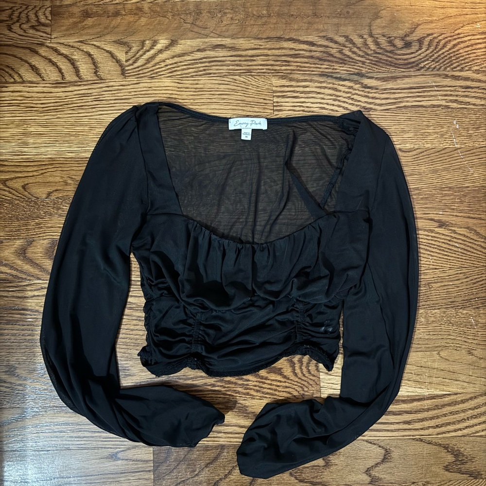 Black Crop Top